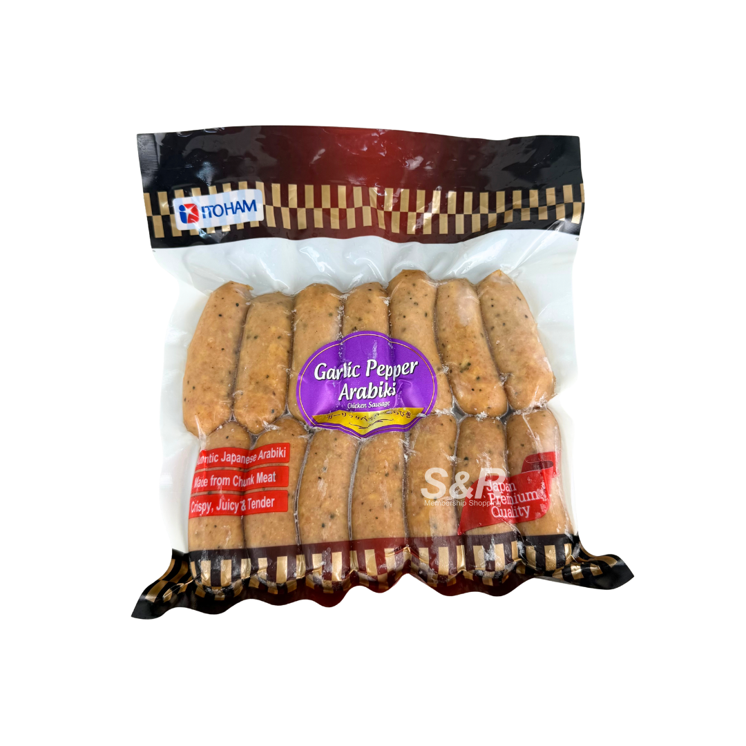 Itoham Garlic Pepper Chicken Sausage 630g
